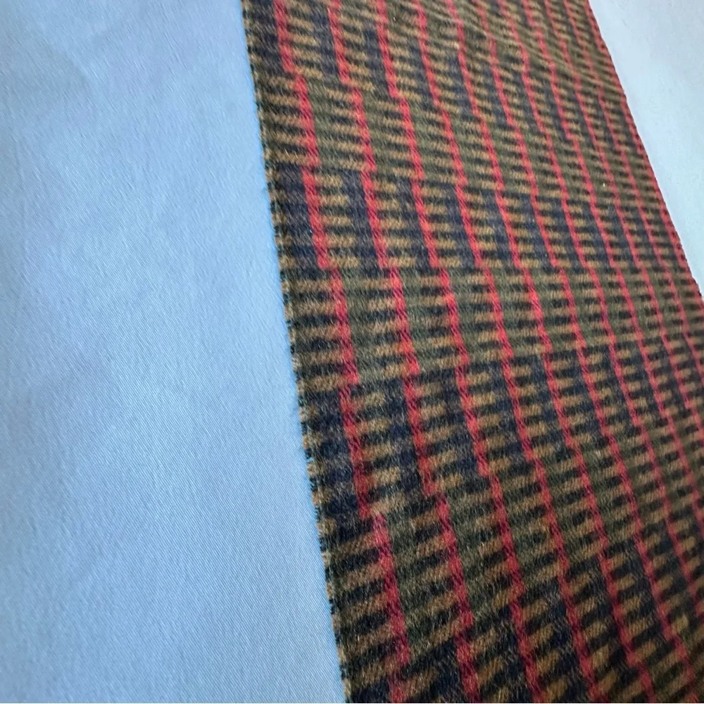 VTG Christian Dior Monsieur Unisex Scarf CASHMAIRE Acrylic Brown Fringe Japan